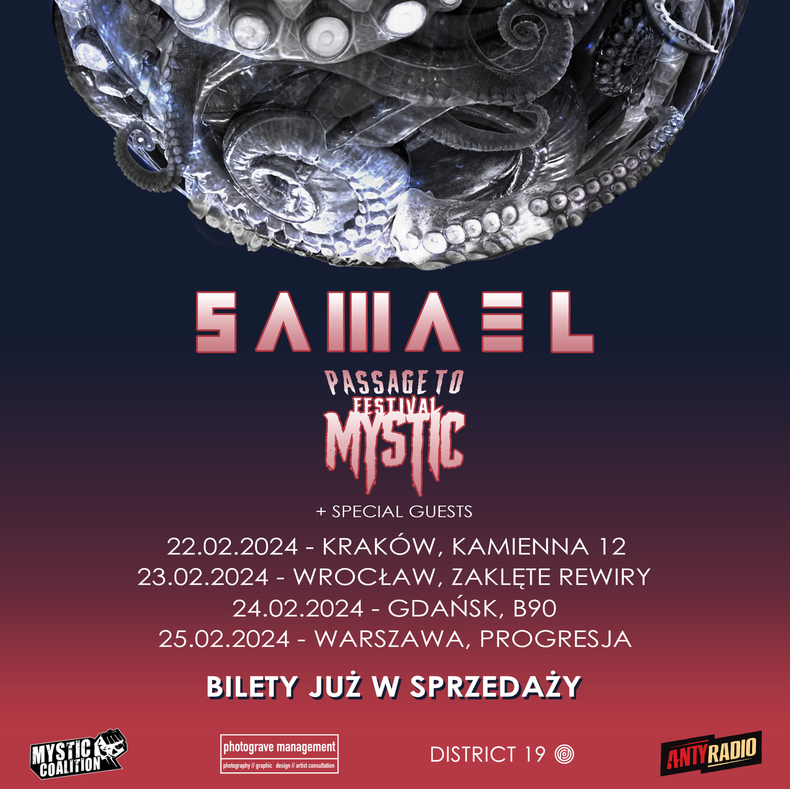 Read more about the article Samael z kultową płytą na czterech koncertach w Polsce