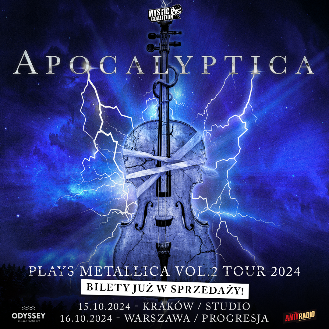 Read more about the article Apocalyptica Plays Metallica Vol. 2 Tour 2024: Bilety już w sprzedaży!