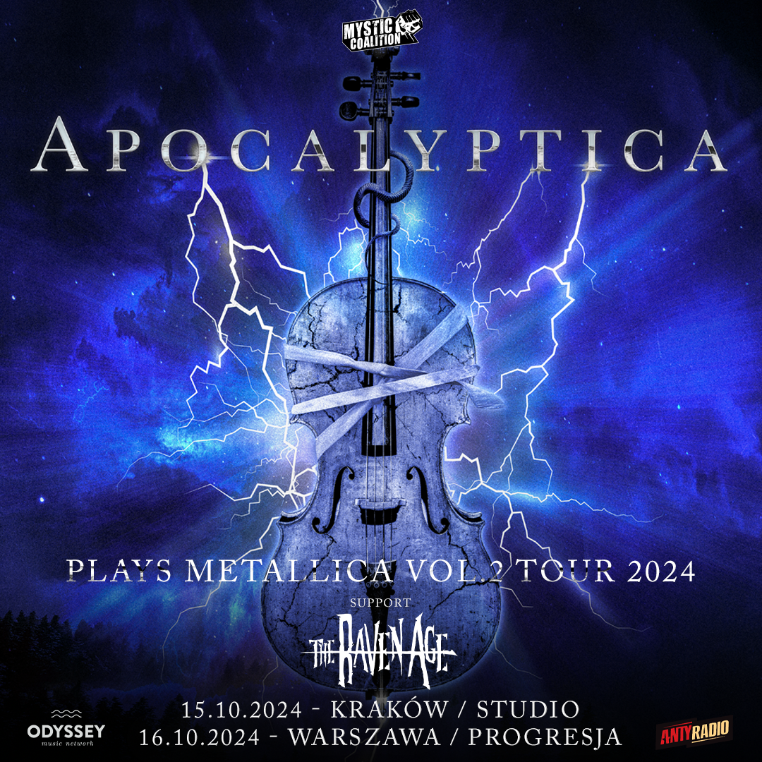 Read more about the article Apocalyptica gra Metallikę, a przed nimi The Raven Age gra heavy metal