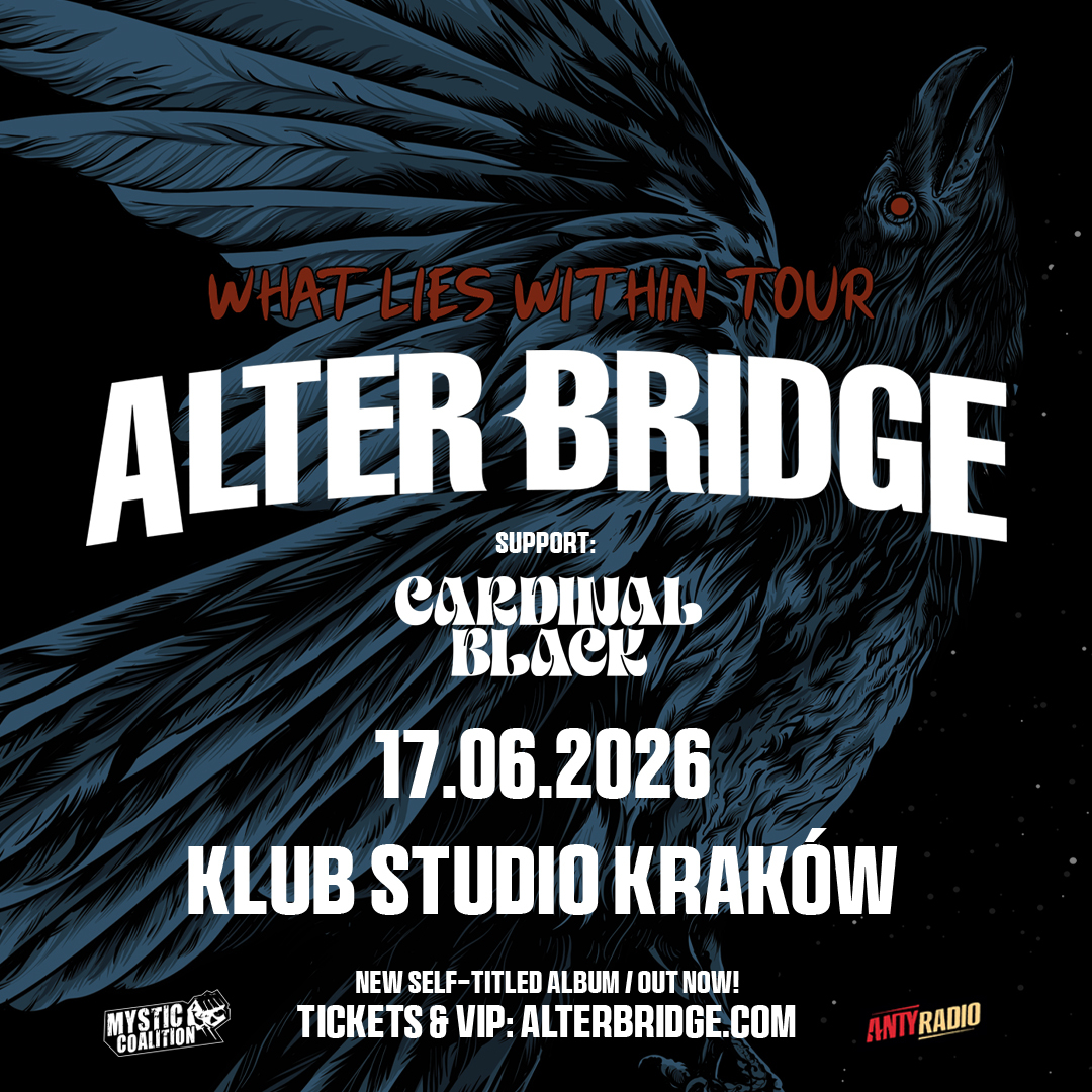Read more about the article Cardinal Black gośćmi Alter Bridge na koncercie w Krakowie 