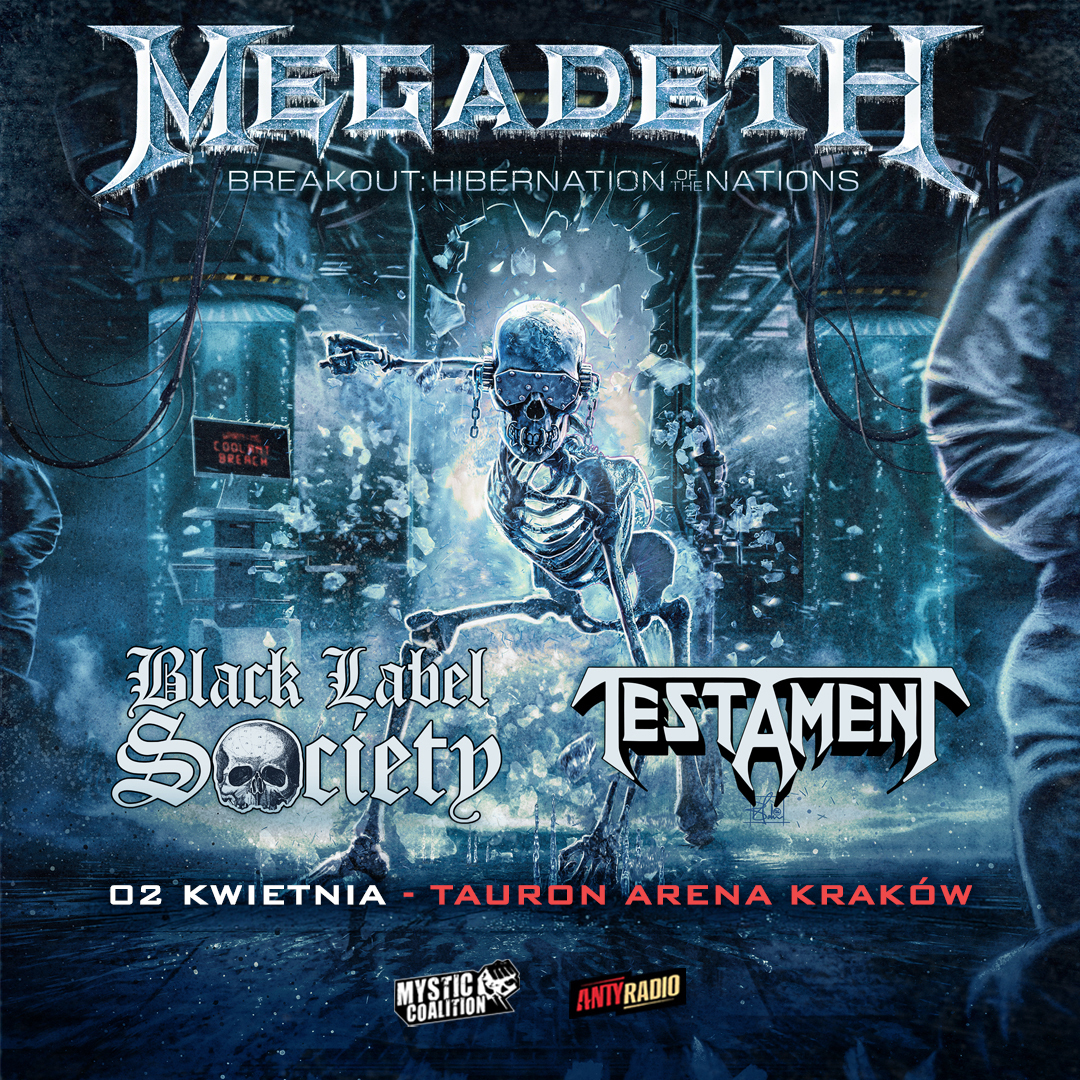 Read more about the article Megadeth ogłasza europejską trasę koncertową Breakout: Hibernation Of The Nations 2027