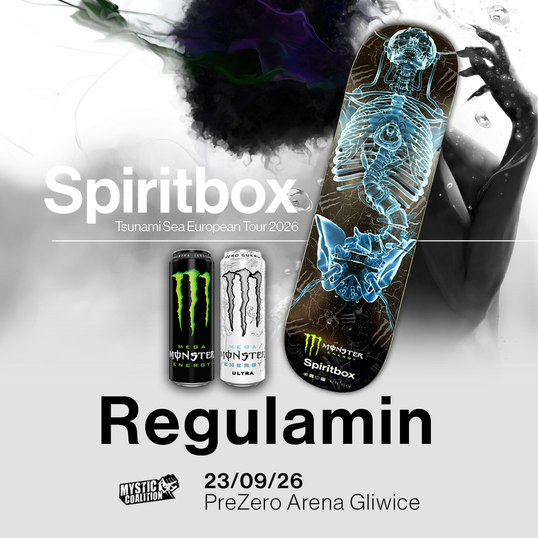 Read more about the article Regulamin konkursu “Wygraj bilet, deskę Spiritbox i zgrzewkę koncertowej energii”