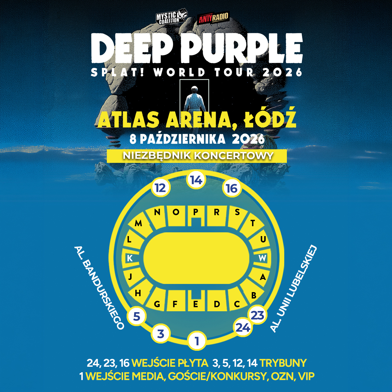 Read more about the article Wyprzedany koncert Deep Purple w Łodzi: Niezbędnik uczestnika koncertu